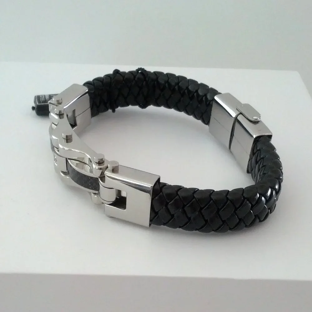 STEELTIME  Bicycle Chain Accent Bracelet
